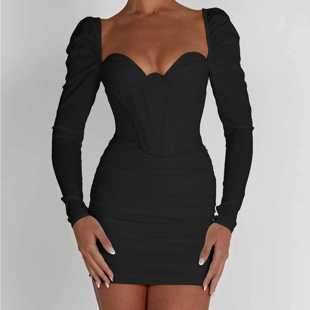 Mini black dress shirt zero small Babyboo